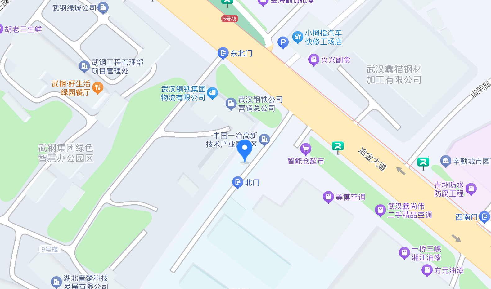 公司位置地图